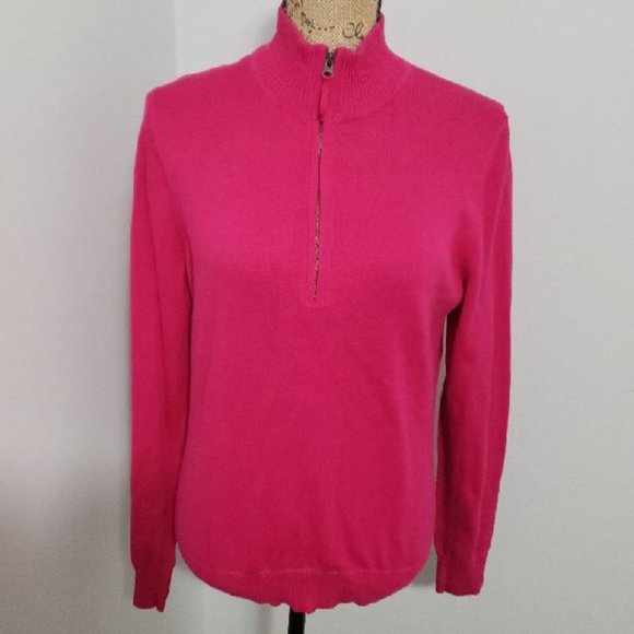{Foxcroft} Half Zip Pullover - Picture 2 of 6